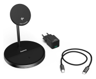 Hama ŁADOWARKA INDUKCYJNA STAND 2W1 Qi2 FAST CHARGE 15W CZARNA - 1548496 - zdjęcie 4